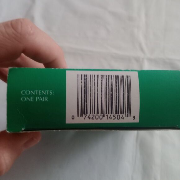 NOS White Leggs Everyday Size L Sheer Toe White Pantyhose Stockings - Picture 2 of 5